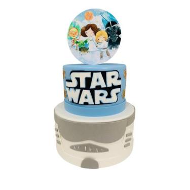 Imagem de Bolo fake star wars baby - Catavento