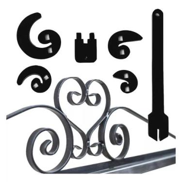 Imagem de Dobradeira Espiral, Volutas, Serralheria Gabarito Artístico - BK PARTS