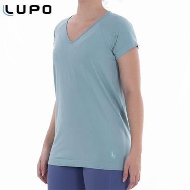 Imagem de Camiseta Feminina Fitness Comfortable Lupo Sport 71600, Verde claro, M