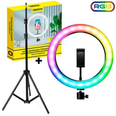 Imagem de Ring Light Profissional RGB 10 Polegadas Kit com Tripe 2 Metros - OR-P