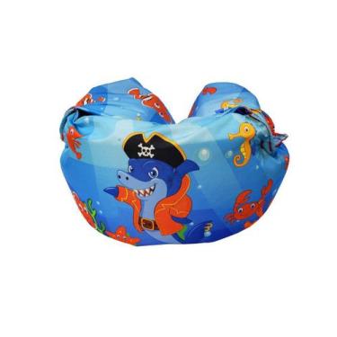 Imagem de Boia Infantil Colete Salva Vidas seakids Tubarão azul