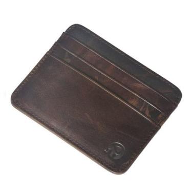 Imagem de Porta Cartão  Mini Carteira Slim Marrom - VilelaGG