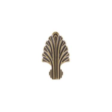 Imagem de Kit 4 Pezinho Ramo Pequeno Metal Decoração Caixas Mdf Bandejas - Metal
