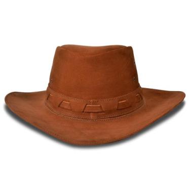 Imagem de Chapéu Country Fazendeiro De Couro Australiano Masculino Feminino - on