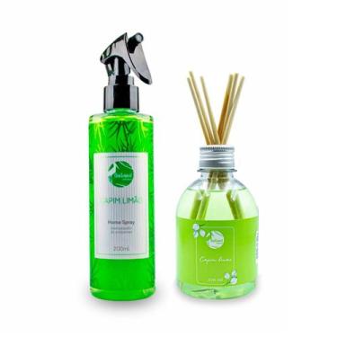Imagem de Kit Aromatizador de Ambientes Capim Limão 270ml + Home Spray - Pantana