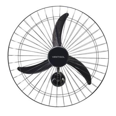 Imagem de Ventilador de Parede Ventisol New Premium 60cm Preto 127v [F002]
