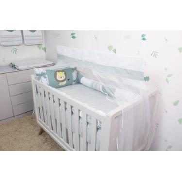 Imagem de Kit de Berço Amiguinhos 08 Peças - Bebê Pelúcias e Enxovais, Leãozinho