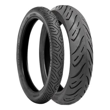 Imagem de Par Pneu Chopper Road 150 275-18 + 110-70-16 Sem Camara - Technic