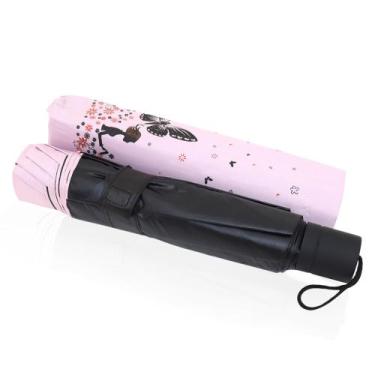 Imagem de Guarda Chuva Grande Com Proteção Solar Reforçado Contra Vento BORBOLET