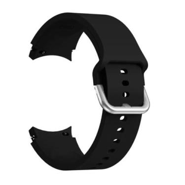 Imagem de Pulseiras de Silicone Compatível Com Galaxy Watch 6 - Poolsy, Preta