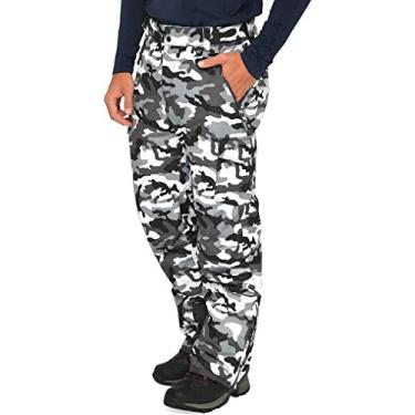 Imagem de Arctix Calça cargo masculina para esportes de neve, A6 camuflado, preto, G