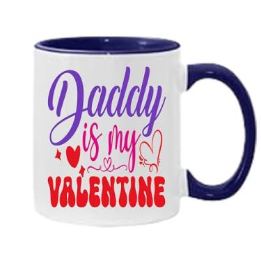 Imagem de SpreadPassion Caneca de café Daddy is my Valentine, presentes para namorado e namorada, ideia de presentes de dia dos namorados, presente para marido e esposa, ideia de presente de aniversário do dia