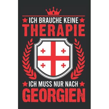 Imagem de Georgien Notizbuch: Georgien Urlaub Therapie Tiflis Reise Geschenk / 6x9 Zoll / 120 karierte Seiten Seiten