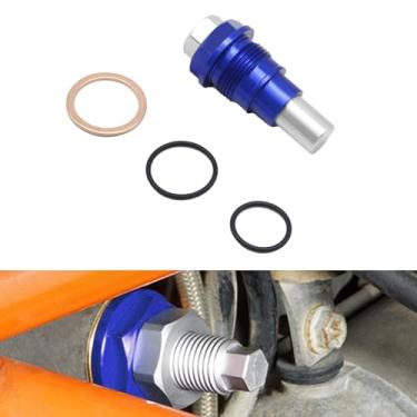 Imagem de REWOLFNUS Ajustador de tensor manual de motocicleta para SXF EXCF XCF SMR FE FC FX FC 250 350 400 450 500 MC 250F/350F EC 250F/350F (azul)