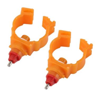Imagem de Waterer de Mamilos de Frango, Clipe de Mamilos de Bebedor de Mola de Baioneta ABS G3/4 para Fazenda e, Instalação de Conexão Rápida, Hábito de Beber, Estável e