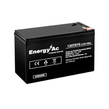 Imagem de Bateria EnergyAC VRLA  AGM EAC12STD7  12v 7 Ah - Energy-AC