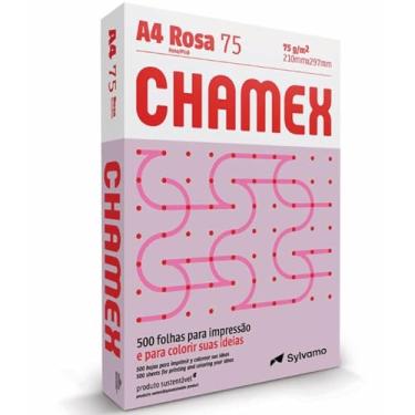 Imagem de Chamex Papel A4, 210 x 297 mm, Rosa