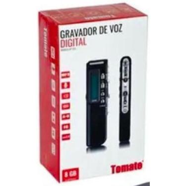Imagem de Gravador Digital De Voz Tomate 8Gb Portátil Profissional