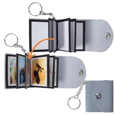 Imagem de uniqicon Mini chaveiro de foto DIY pequeno chaveiro personalizado com foto de memória chaveiro personalizado livro de imagens para família, Mpkb, mini