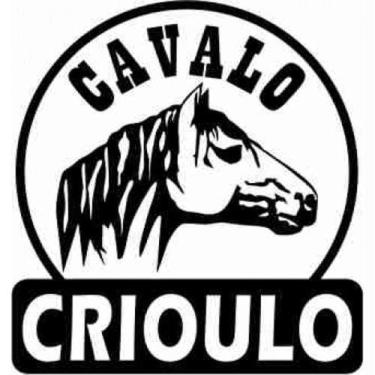 Imagem de Adesivo Cavalo Crioulo SV2088 - Preto - Selaria Vertentes