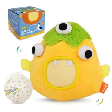 Imagem de Petbobi Brinquedos Interativos Para Cães Contra O Tédio - Brinquedo De Cachorro Em Movimento Para Brincadeiras Estimulantes, Bola De Pelúcia Para Animais De Estimação Que Faz Barulho Para Raças Peq