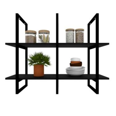 Imagem de Prateleira Suspensa Industrial Teto Cozinha nichos para cozinha nicho 