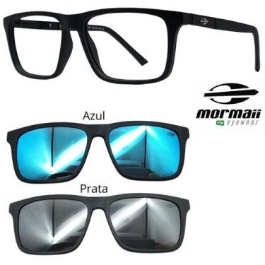 Imagem de Armação de Grau Mormaii Swap 4 6112 A14 com 2 Clipons AP, A14