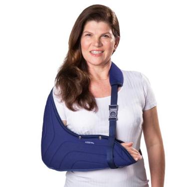 Imagem de Tipóia Velpeau Confortável Standard Com Ajuste Kestal, Azul, M