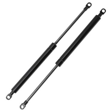 Imagem de Motoforti Amortecedores a gás de 350 mm/13,78" Molas a gás 200N preto aço carbono 2 peças RV caixa de ferramentas tampa caixa de armazenamento capa de porta de armário