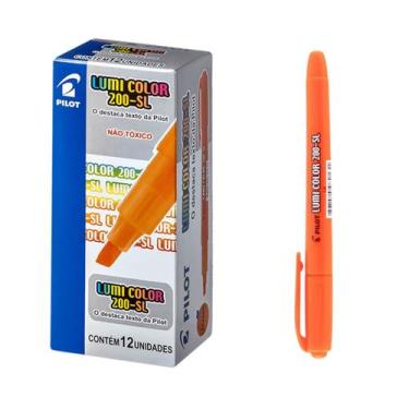 Imagem de Kit 12 Marca Texto Lumi Color Cores - Pilot, Laranja