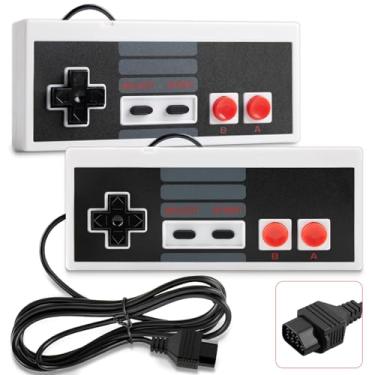 Imagem de XiQiDianr Classic NES Controller for NES 8 Bit Entertainment System, NES Controller Console Control Pad, 2-Pack