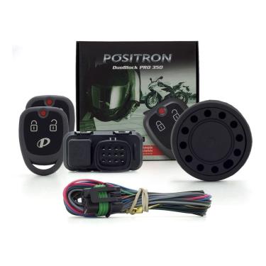 Imagem de Alarme Para Motos Pósitron Duoblock Pro 350 G8 Universal 2 Controles, Sensor de Movimento e Presença