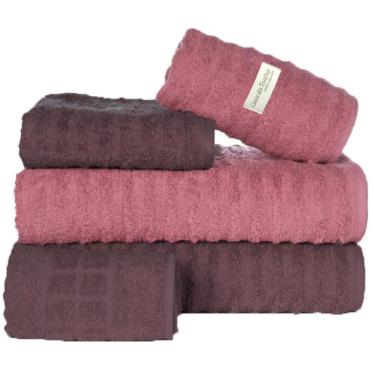 Imagem de Jogo De Toalha 5 Peças Kit De Toalha Banhão Gramatura 500