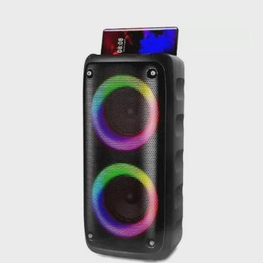 Imagem de Caixa de Som Bluetooh Portátil recarregável 20W c/Apoio de Celular Grasep