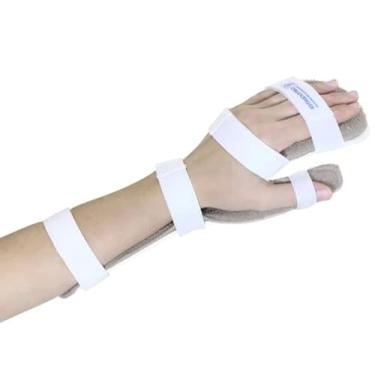 Imagem de Tala PVC para Punho e Polegar 345 Esquerdo Ortoplus, Branco, GG, Ortocenter