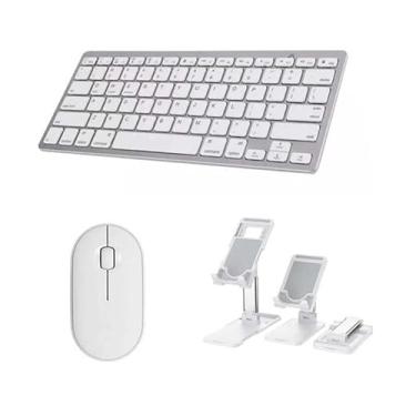 Imagem de BDNET, Teclado E Mouse Bluetooth + Sup Para Tablet Amazon Fire 7