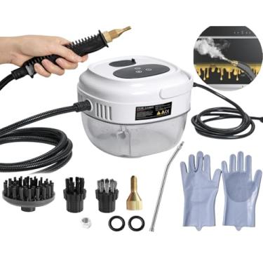 Imagem de Foandbevi Limpador A Vapor Portátil [Tanque Grande De 50,7 Oz] Vaporizador Potente De 2500 W Para Limpeza De Estofados, Carros E Muito Mais, Aquecimento De 15 Segundos, Limpador A Vapor Portátil Pa