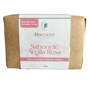 Imagem de Sabonete de Argila Rosa - Artesanal Hidratante Rejuvenescedor / 100% Natural