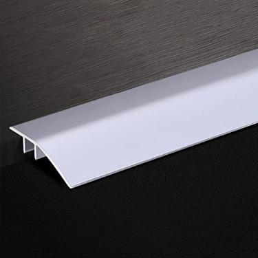 Imagem de WOTZOV Tira de transição para piso de carro, moldura para borda de chão para porta, rampa de limiar de porta para cadeira de rodas, mador, carga 300 kg, estilo 2 L 90 cm