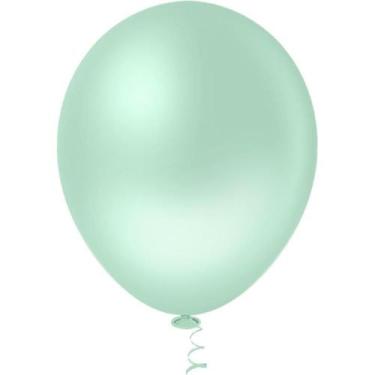 Imagem de Balão 16 Polegadas Liso Verde CANDY Pacote com 12 Unidades - Riberball