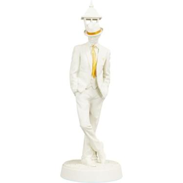 Imagem de Estátua Zé Pelintra Imagem Umbanda Candomblé - Malandro (Cor Mármore Dourado)