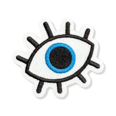 Imagem de V0034-75A Olho Grego Patch Bordado 6,5×7,0cm (D-Arquivo Matriz para bordar)