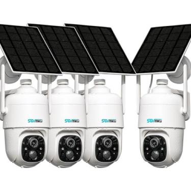 Imagem de Câmera de segurança solar SOVMIKU 4CQ1 AI 2K Wireless Outdoor