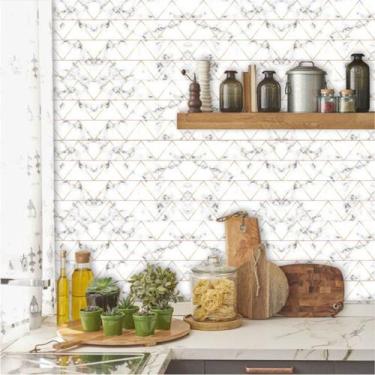 Imagem de Revestimento de Azulejo Mármore Alaric 300 - Inove Papéis de Parede