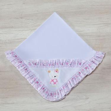 Imagem de Manta Cobertor Para Bebe Suedine Diversos Modelos - Miguel Baby, Ursa 