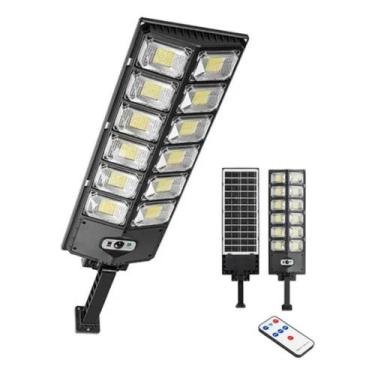 Imagem de Luminária Solar Holofote Poste Refletor 600w 504 Led Potente - Goldens