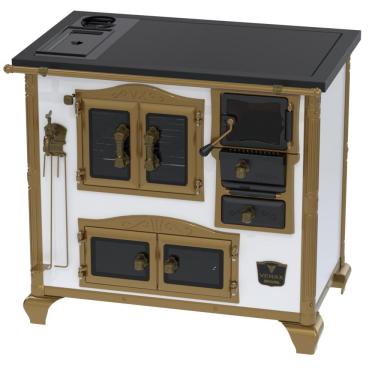 Imagem de Fogao a Lenha Venax n 2 Imperador Premium Caldeira Branco SE