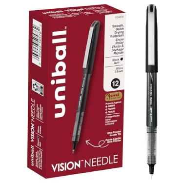 Imagem de Caneta esferográfica Sanford Brands, aderência macia, ponta de agulha, 0,5 mm, tinta preta (SAN1734918)