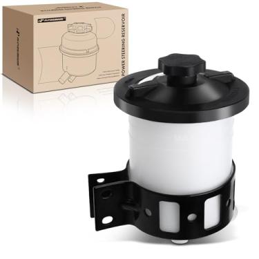 Imagem de A-Premium Reservatório/tanque de direção hidráulica resistente com tampa e suporte compatível com caminhão colheitadeira internacional, substitui # 3558153C93