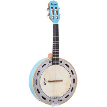 Imagem de Banjo Elétrico Rozini RJ11 Estudante Caixa Larga Azul rj11.el.az